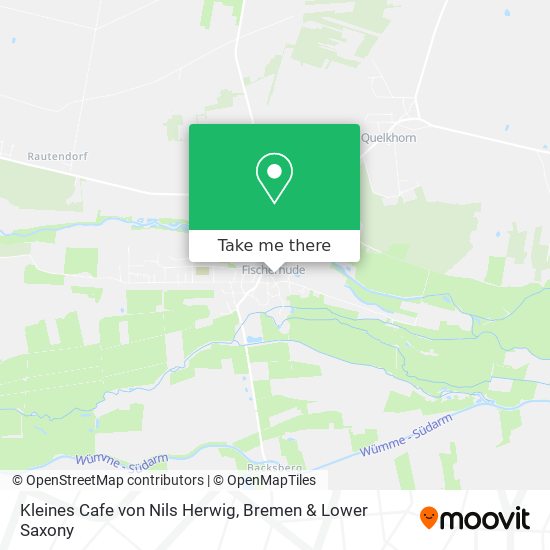 Kleines Cafe von Nils Herwig map