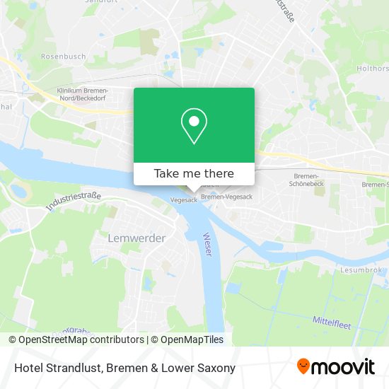 Hotel Strandlust map