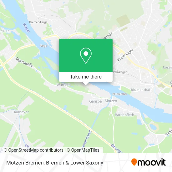 Карта Motzen Bremen