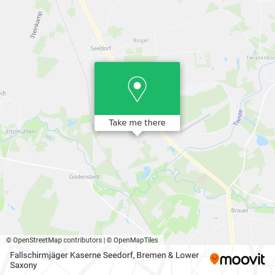 Fallschirmjäger Kaserne Seedorf map