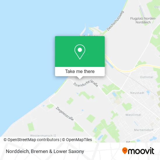 Карта Norddeich