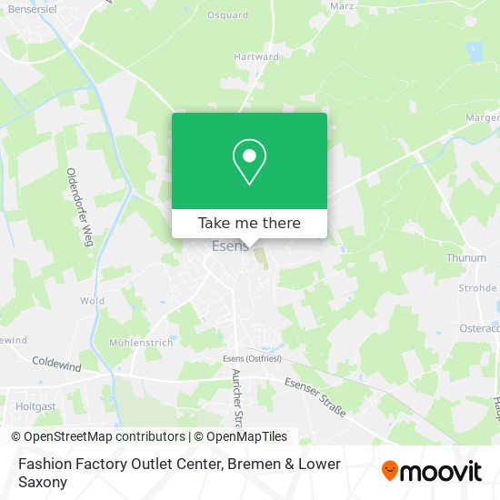 Fashion Factory Outlet Center map