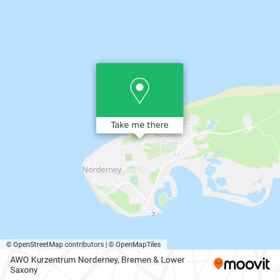 AWO Kurzentrum Norderney map