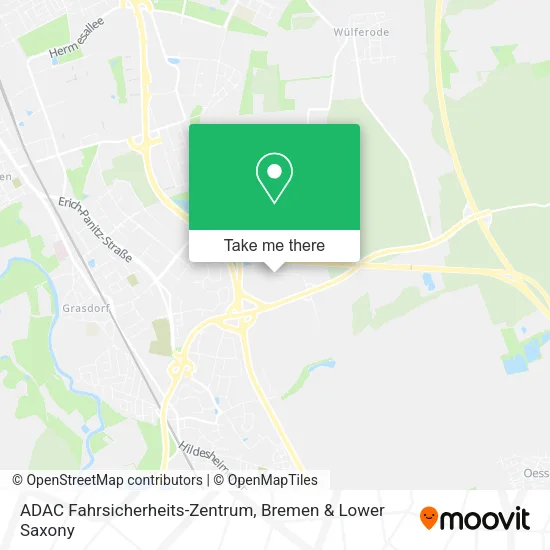 Карта ADAC Fahrsicherheits-Zentrum