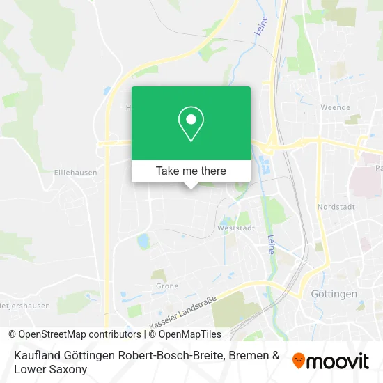 Карта Kaufland Göttingen Robert-Bosch-Breite