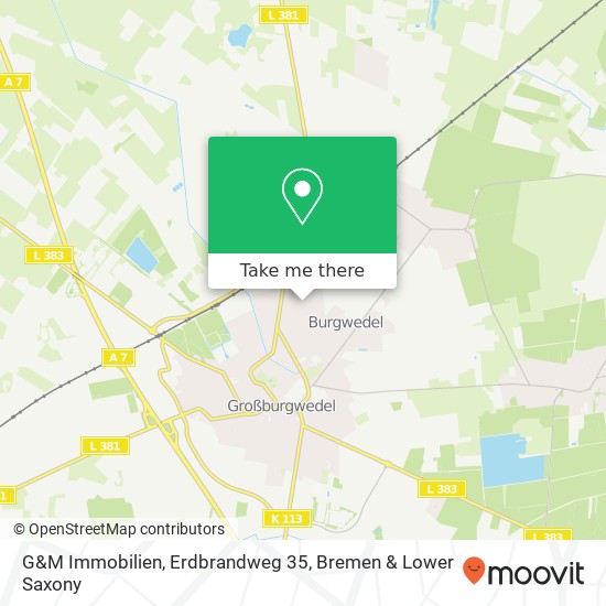 G&M Immobilien, Erdbrandweg 35 map