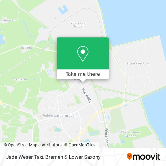 Jade Weser Taxi map
