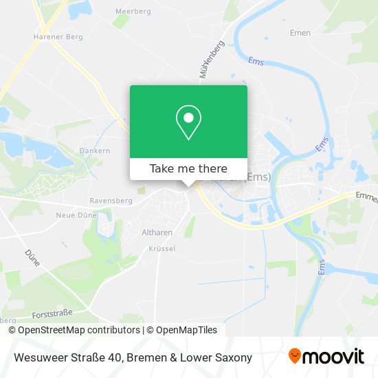 Wesuweer Straße 40 map