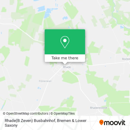 Rhade(B Zeven) Busbahnhof map