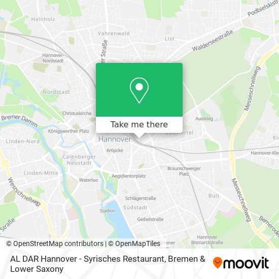 AL DAR Hannover - Syrisches Restaurant map