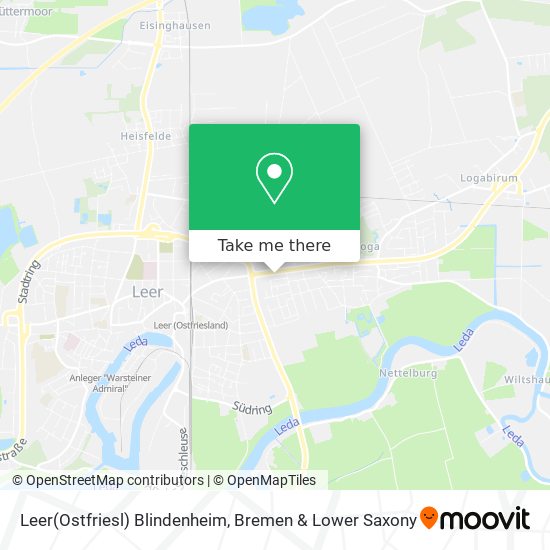 Leer(Ostfriesl) Blindenheim map