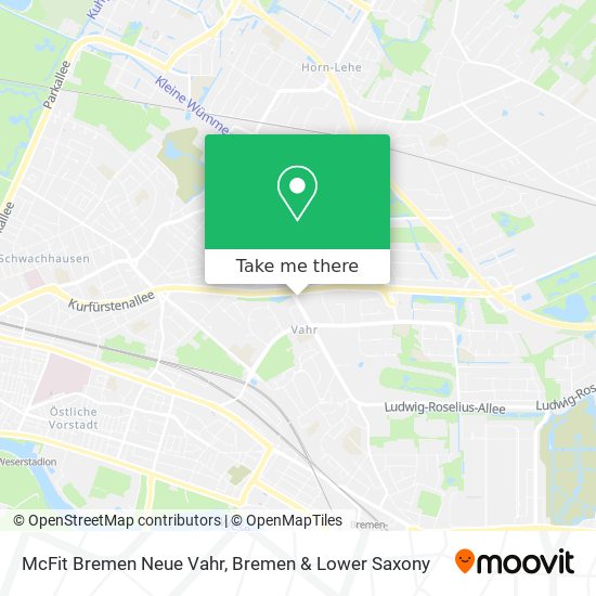 McFit Bremen Neue Vahr map