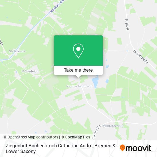 Ziegenhof Bachenbruch Catherine André map