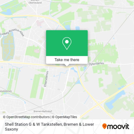 Shell Station G & W Tankstellen map