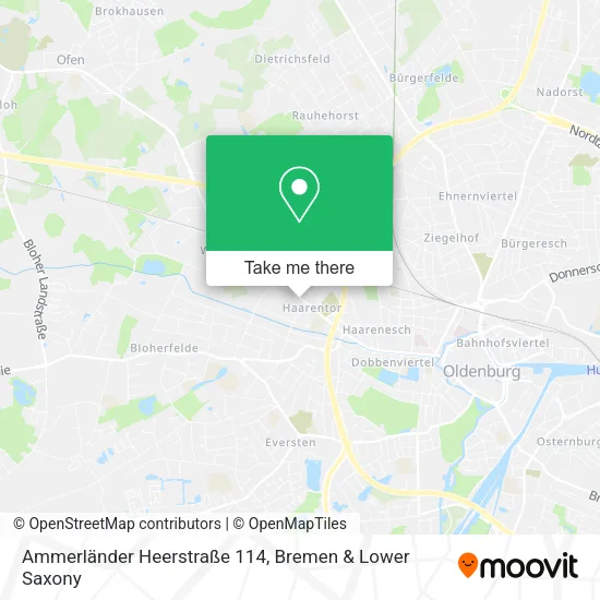 Карта Ammerländer Heerstraße 114