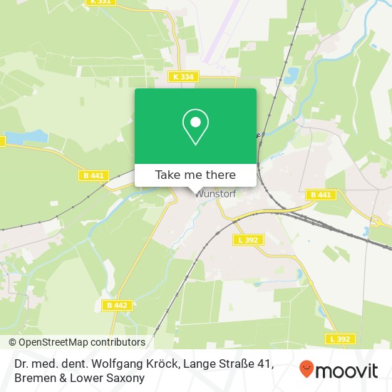 Dr. med. dent. Wolfgang Kröck, Lange Straße 41 map