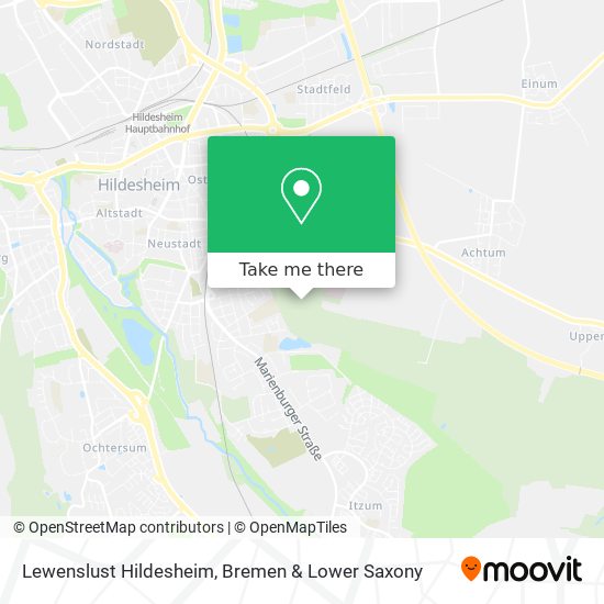 Lewenslust Hildesheim map