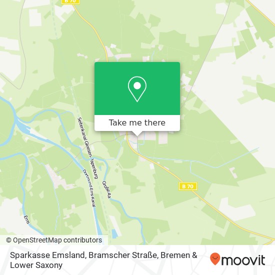 Sparkasse Emsland, Bramscher Straße map