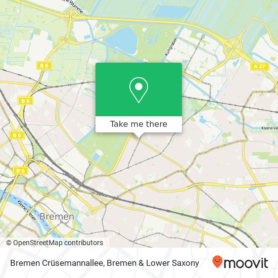 Bremen Crüsemannallee map