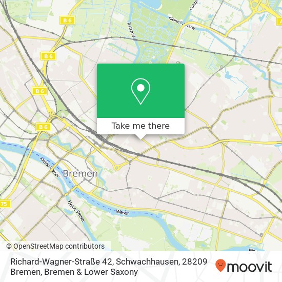 Richard-Wagner-Straße 42, Schwachhausen, 28209 Bremen map