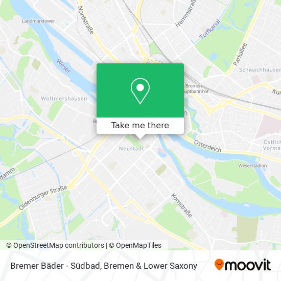 Bremer Bäder - Südbad map