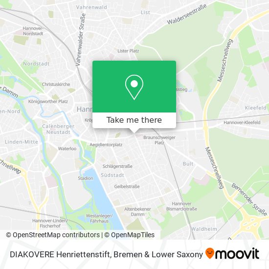 DIAKOVERE Henriettenstift map