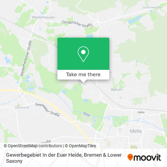 Gewerbegebiet In der Euer Heide map