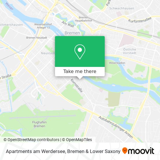 Apartments am Werdersee map