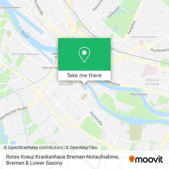 Rotes Kreuz Krankenhaus Bremen-Notaufnahme map
