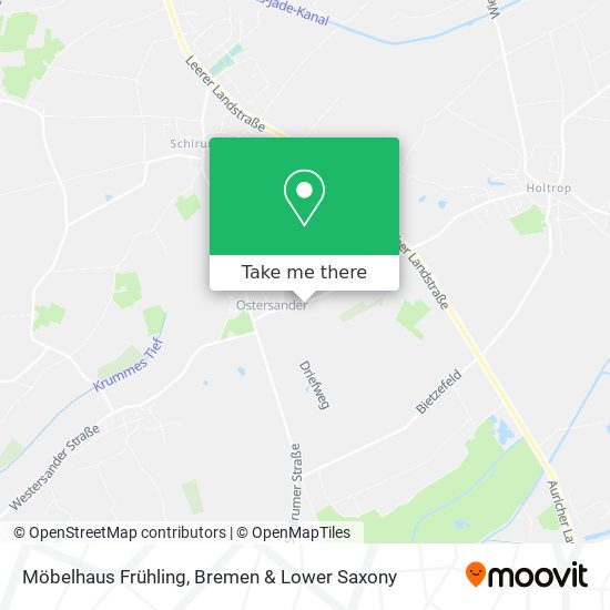 Möbelhaus Frühling map