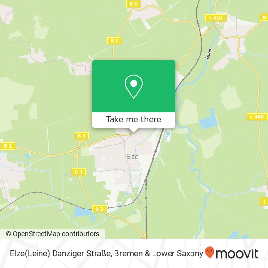 Elze(Leine) Danziger Straße map