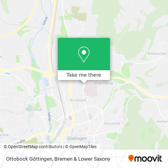 Ottobock Göttingen map