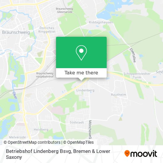 Карта Betriebshof Lindenberg Bsvg