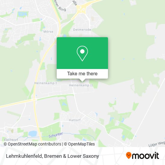 Lehmkuhlenfeld map