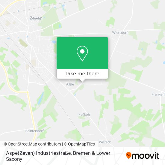Aspe(Zeven) Industriestraße map