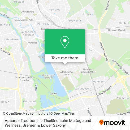 Apsara - Traditionelle Thailändische Maßage und Wellness map