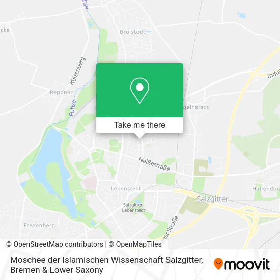 Moschee der Islamischen Wissenschaft Salzgitter map