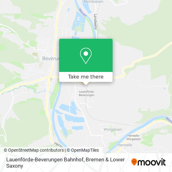 Lauenförde-Beverungen Bahnhof map