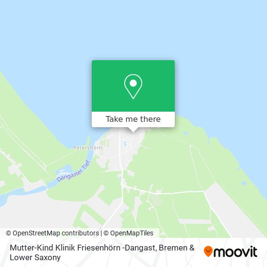 Mutter-Kind Klinik Friesenhörn -Dangast map