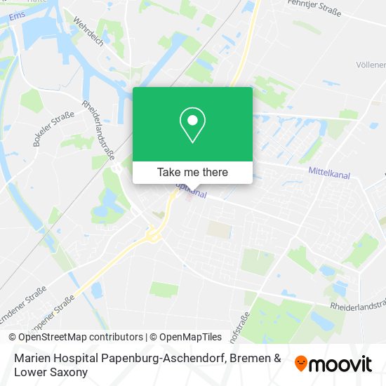 Marien Hospital Papenburg-Aschendorf map