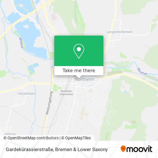 Gardekürassierstraße map