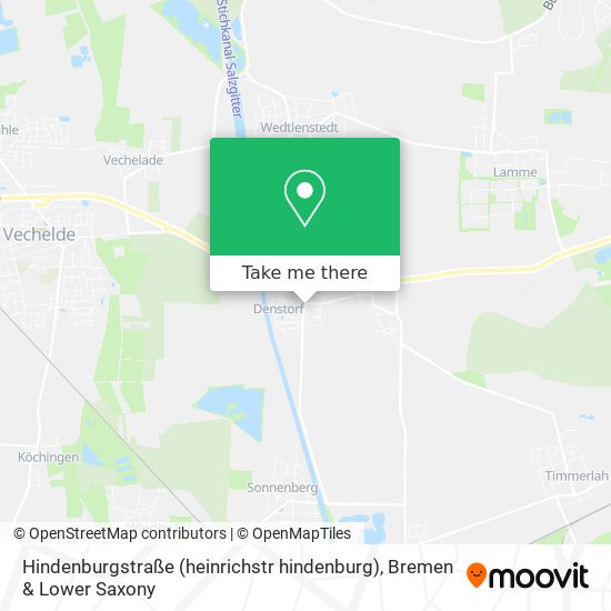 Hindenburgstraße (heinrichstr hindenburg) map