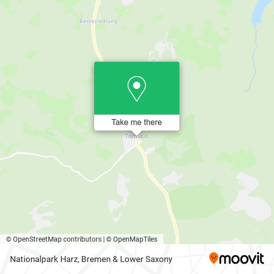 Nationalpark Harz map