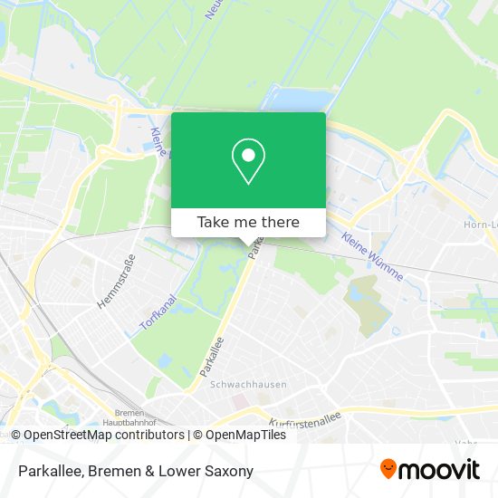 Parkallee map