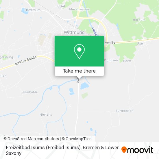 Freizeitbad Isums (Freibad Isums) map