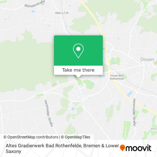 Altes Gradierwerk Bad Rothenfelde map