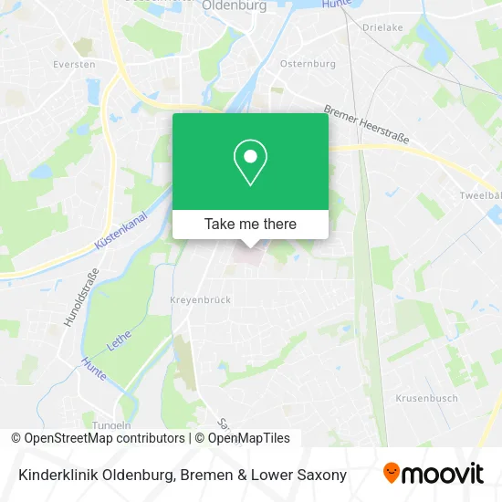 Карта Kinderklinik Oldenburg