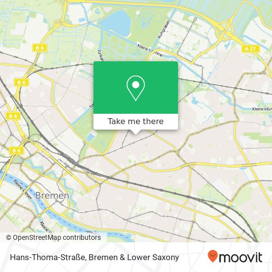 Hans-Thoma-Straße map