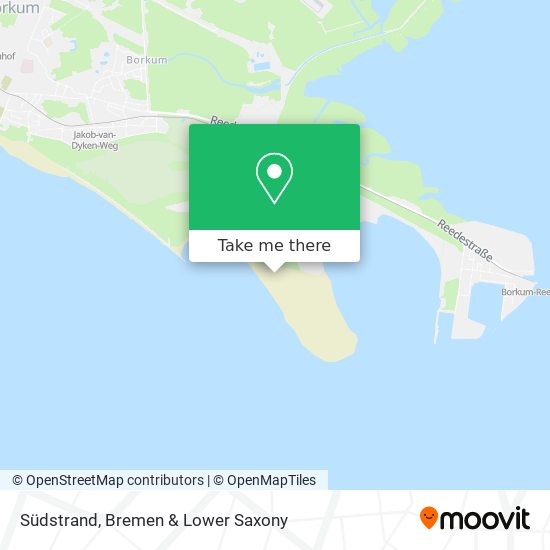 Südstrand map
