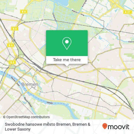 Swobodne hansowe město Bremen map